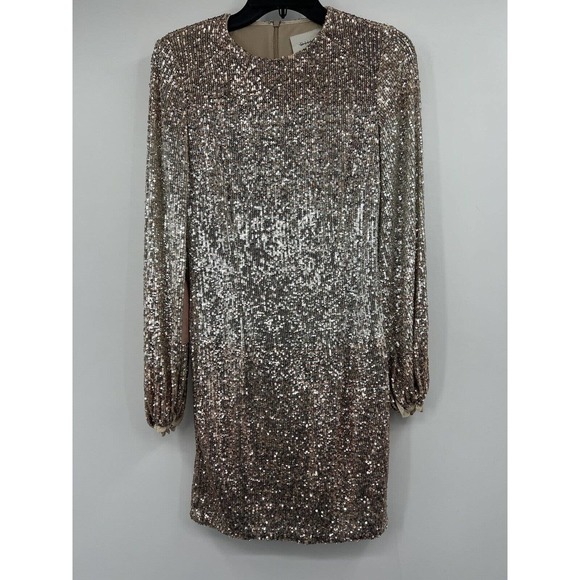 BHLDN Dresses & Skirts - BHLDN Cary Dress Size 2 Ombre Sequin Mini Dress New